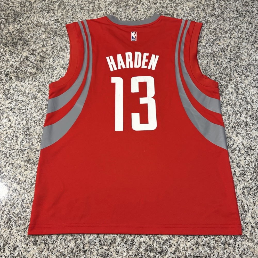 James Harden Houston Rockets Adidas Jersey Mens Medium Red #13 NBA Swingman